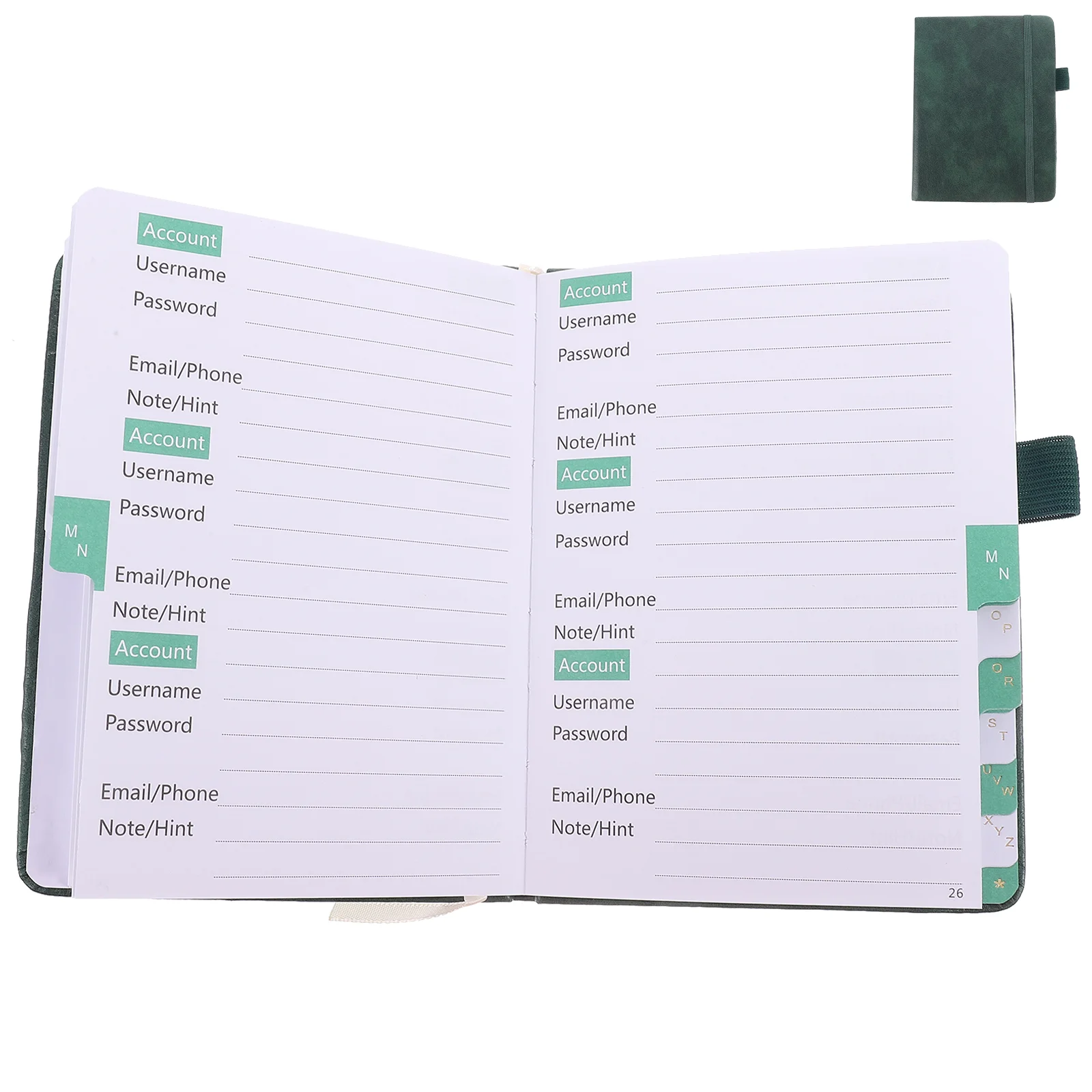 

A6 Address Book Small Contact Book Home Phone Book Address Organizer for Phone Numbers Office Phone Book Telephone Book