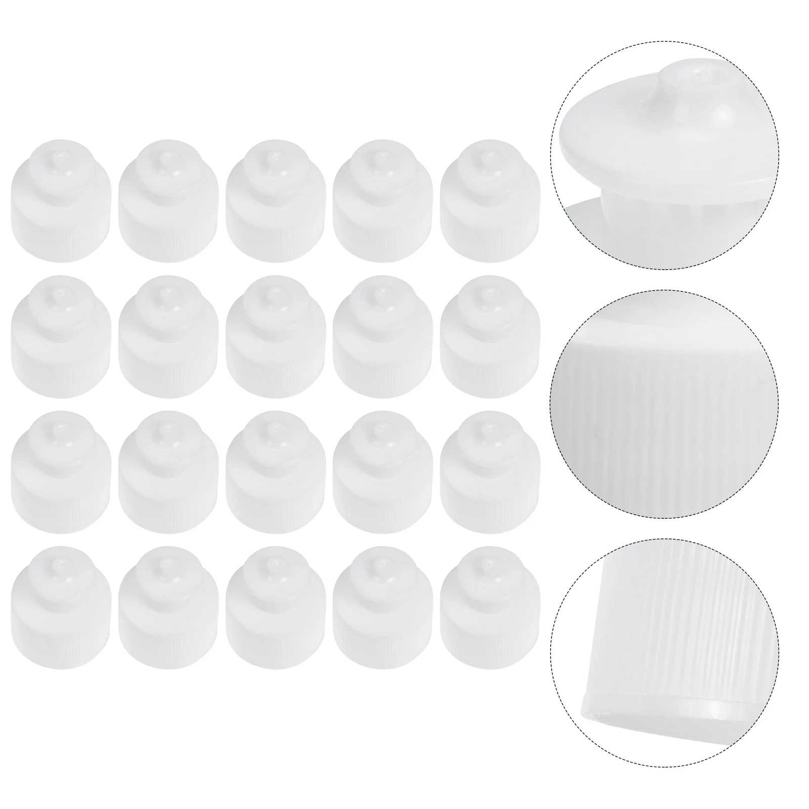 20Pcs Portable Bottle Caps Replaceable Sports Bottle Lids Household Bottle Lids