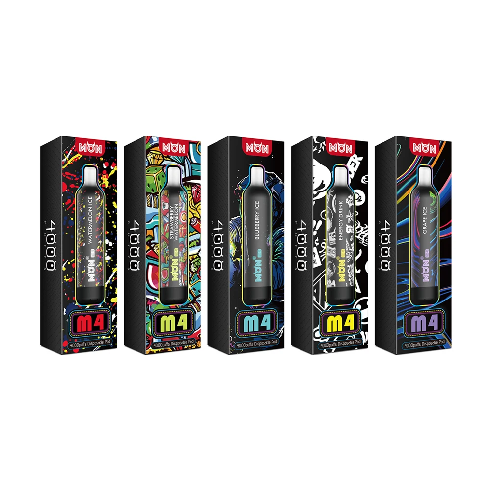 

M4 Boxes 5pcs Packages Monvape 4000 Stickers