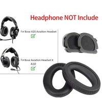 universal headphone earpads ear cushion compatible with aviation headset x a10 a20 earphone ear pads replacement drop shipping