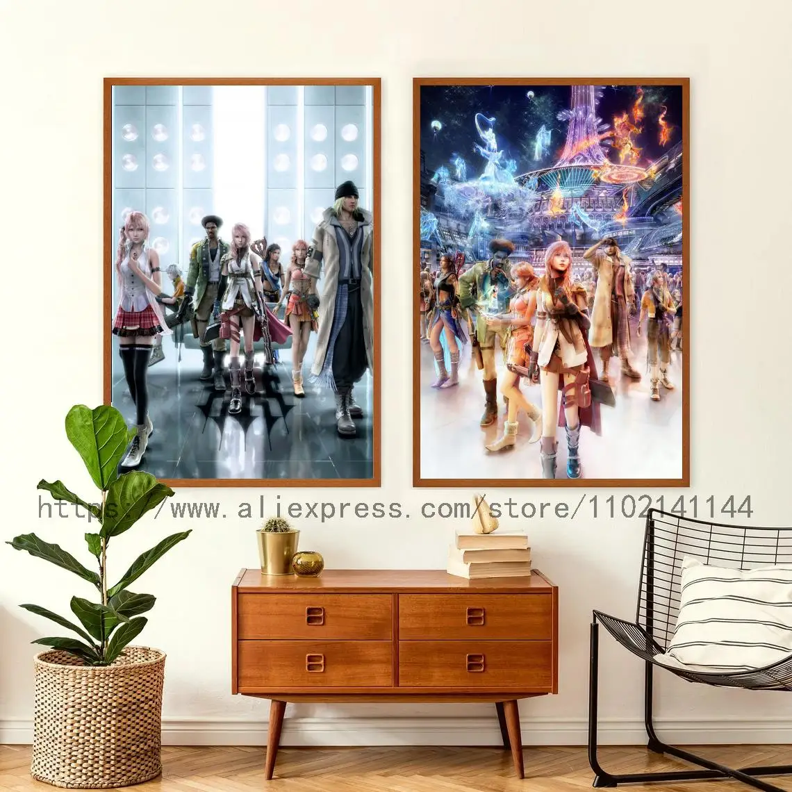 

Yoshitaka Amano Final Fantasy VII Decoration Art Poster Wall Art Personalized Gift Modern Family bedroom Decor Canvas Posters
