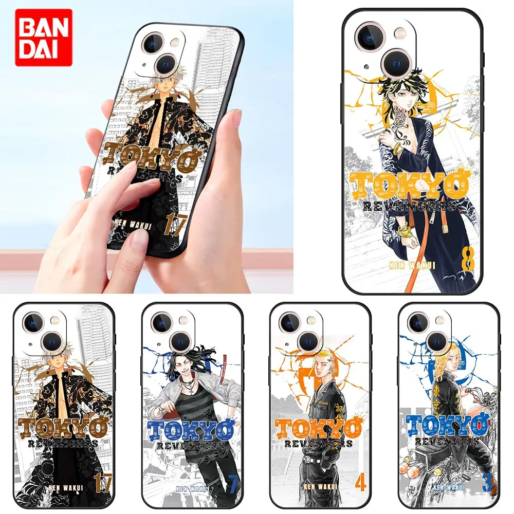 

Tokyo Revengers Anime Manga Case for iPhone 13 12 11 Pro Max X XS SE 6 7 8 6s Plus XR Trend Silicone Cover Coque Matte Black