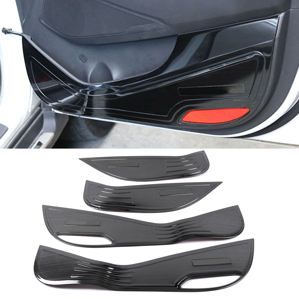 

For Hyundai Tucson TL 2015-2020 Car Accessory Stainless 4-Door Anti-kick Pad Cover Trim Frame Interior Decoration Molding
