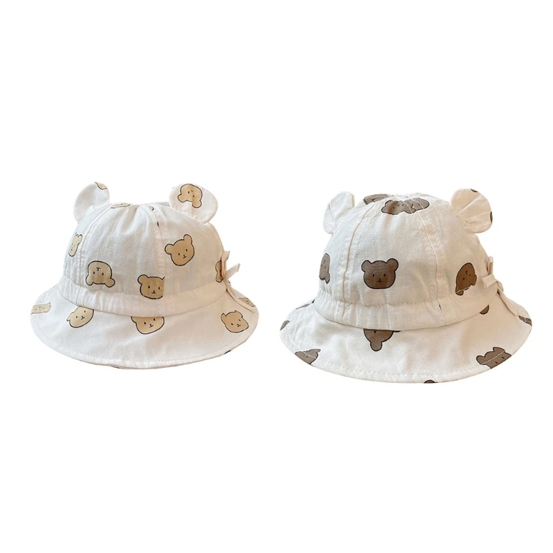 

Baby Bucket Hat Anti-Wind Summer Hat Windproof Protective Toddler Hats GXMB