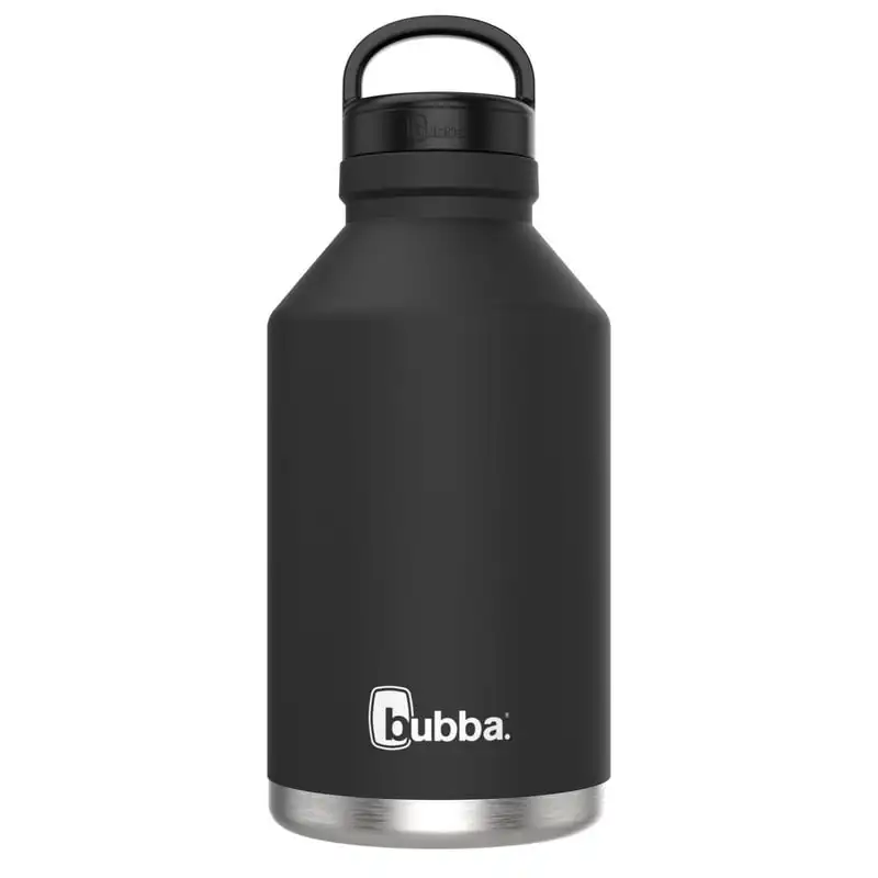 

Insulated Stainless Steel Growler with Wide Mouth Lid,in , 64 oz., Rubberized