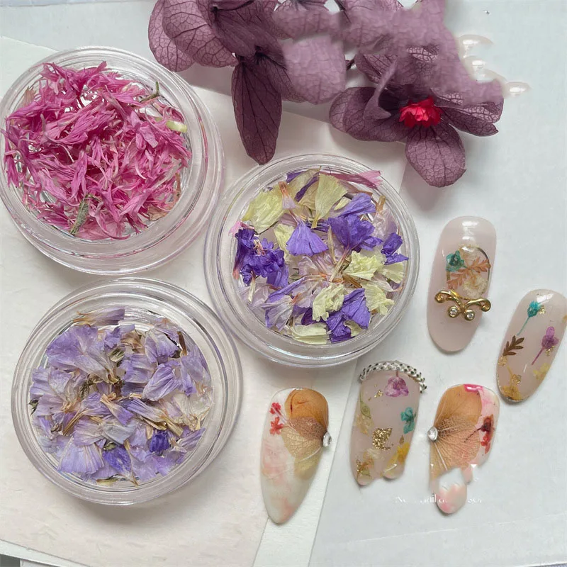3D фотообои искусство украшения дневное УФ-гель сушеные цветы ювелирные изделия