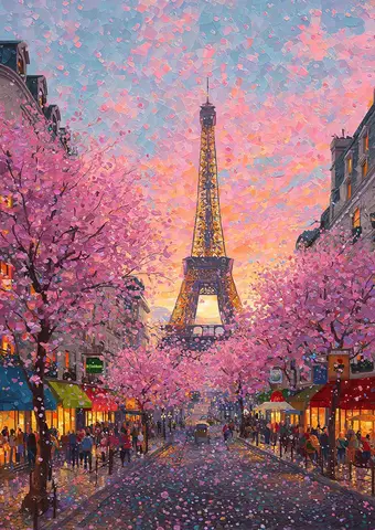 Набор для картины по номерам "Ландшафт"  PhotoCustom