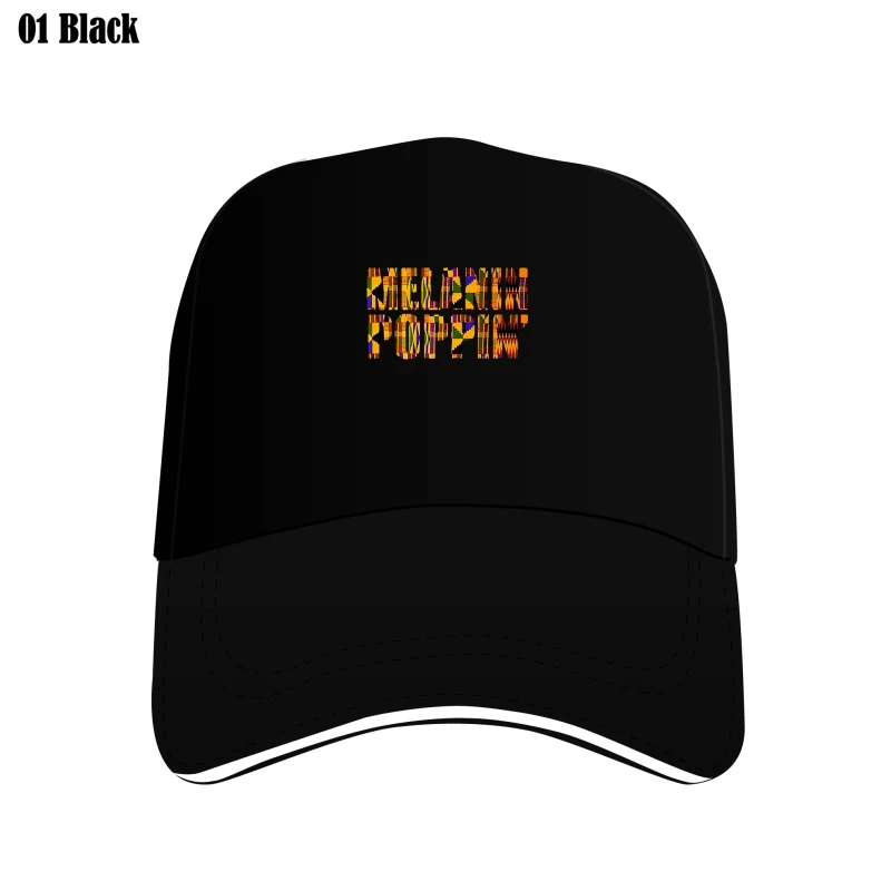 

Melanin Poppin Quality Kente Fabric Bill Hats