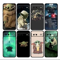 lightsaber star wars yoda shockproof cover for google pixel 7 6 6a 5 4 5a 4a xl pro tpu soft silicone soft black phone case capa