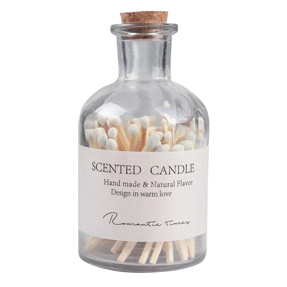 

1 bottle of Match Jar Wedding Gift Matches Matchstick with Glass Storage Jar
