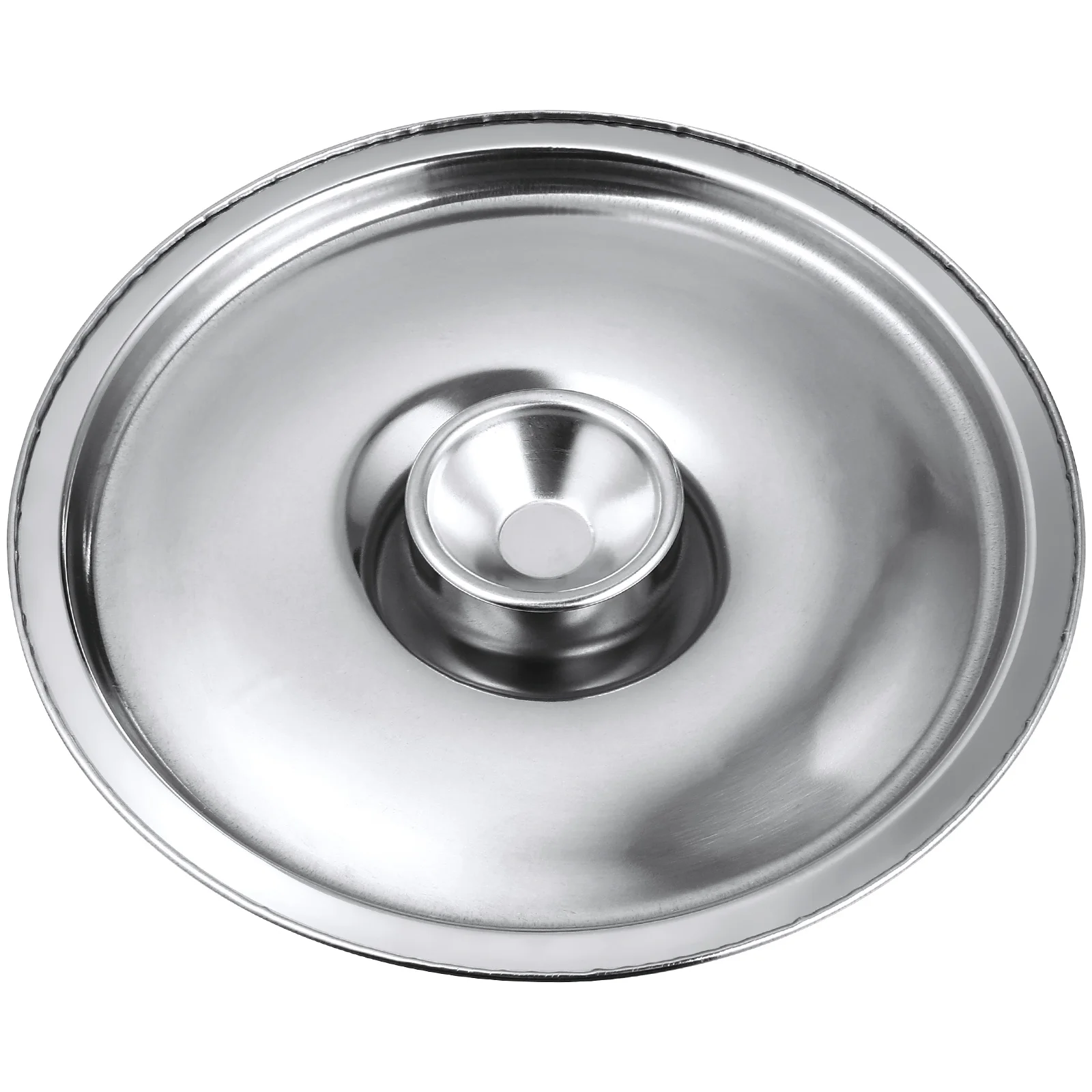 

Stainless Steel Cylinder Head Universal Lid Pots Pan Universal Pot Lid Cookware Pans Cooking Covers Oil Basin
