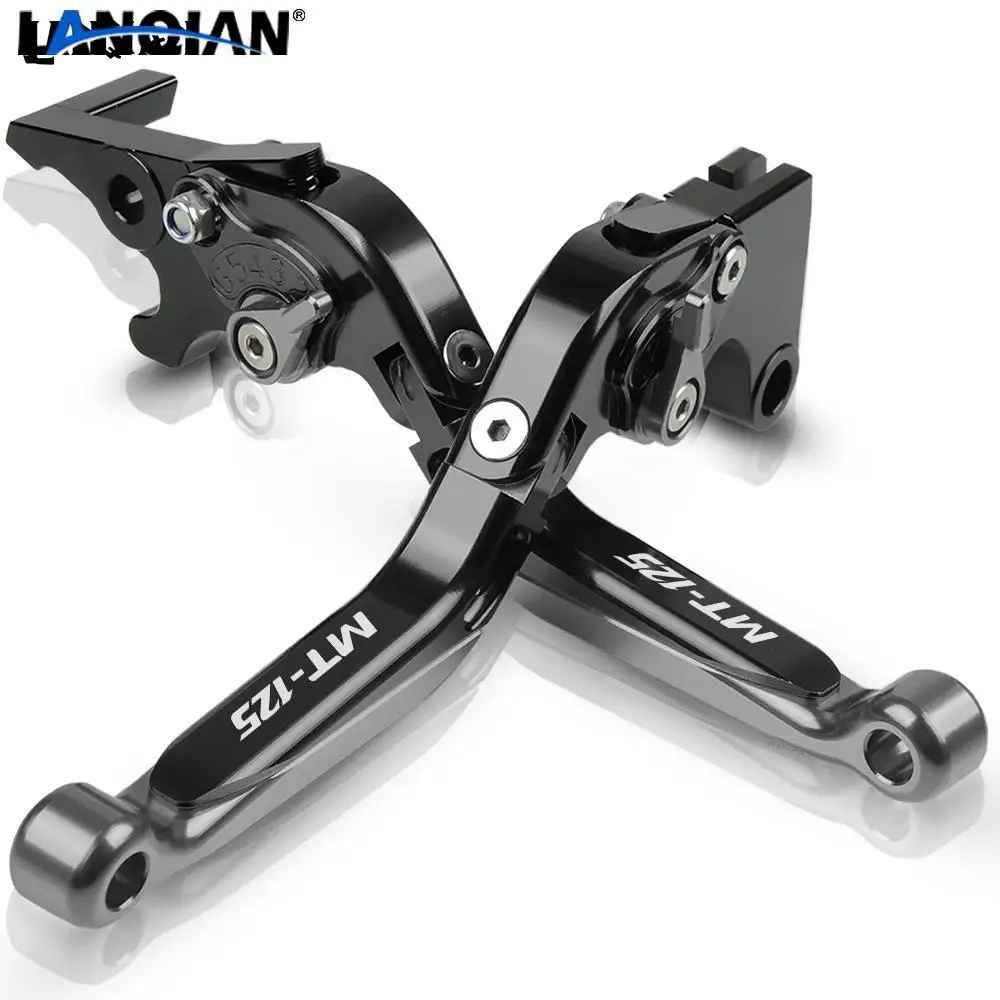 

For Yamaha MT125 Motorcycle Adjustable Extendable Foldable Brake Clutch Levers MT 125 2014 2015 2016 2017 2018 MT-125 Parts