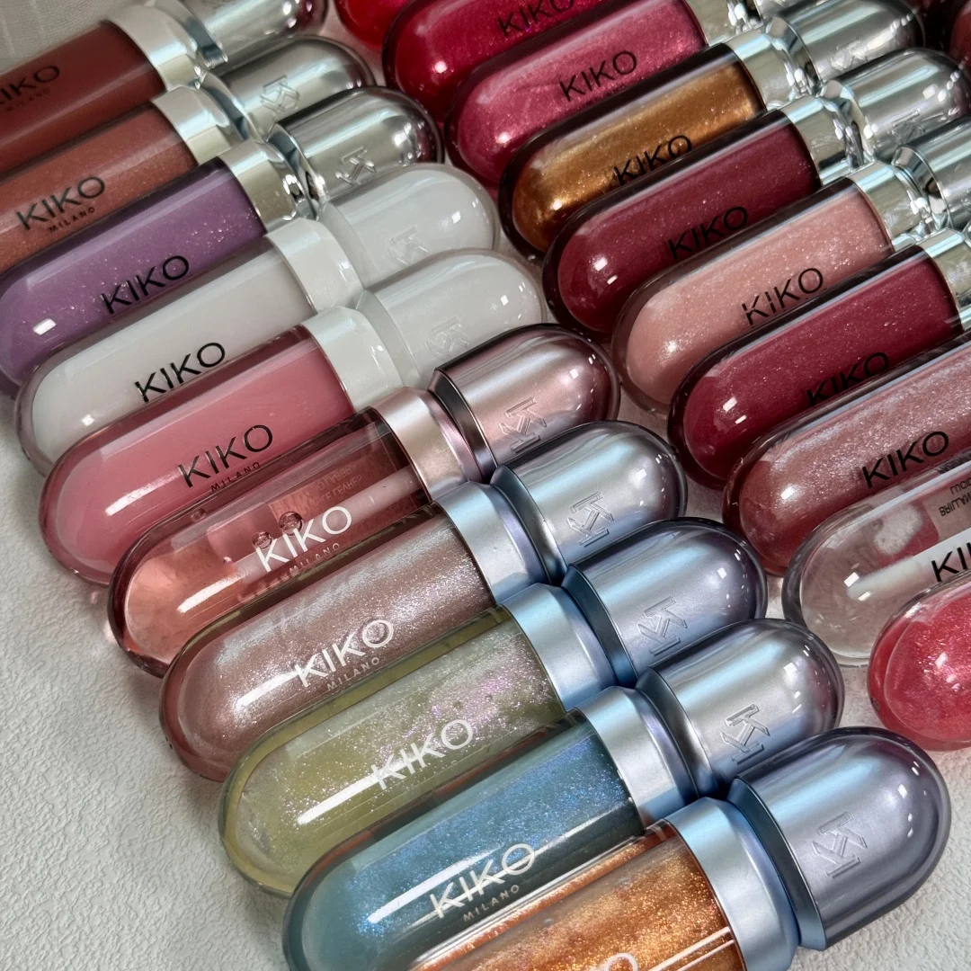 Фото KIKO Milano Kissable Lip Gloss: глянцевый блеск для губ с эффектом влажного сияния, увлажняющая масляная основа, мягкий, объемный, не липкий, стойкий блеск, подарок. №3
