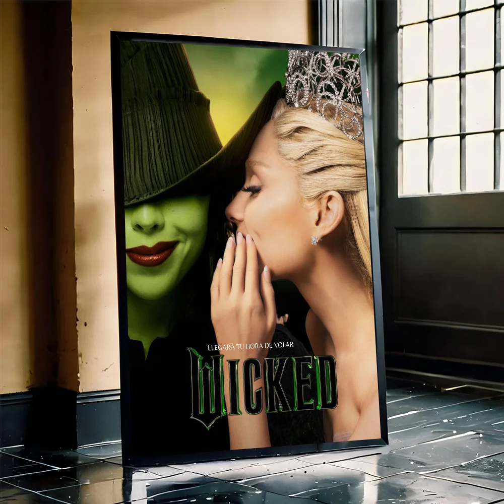 

Movie Wicked Classic Classic Vintage Posters Decoracion Painting Wall Art White Kraft Paper Kawaii Room Decor