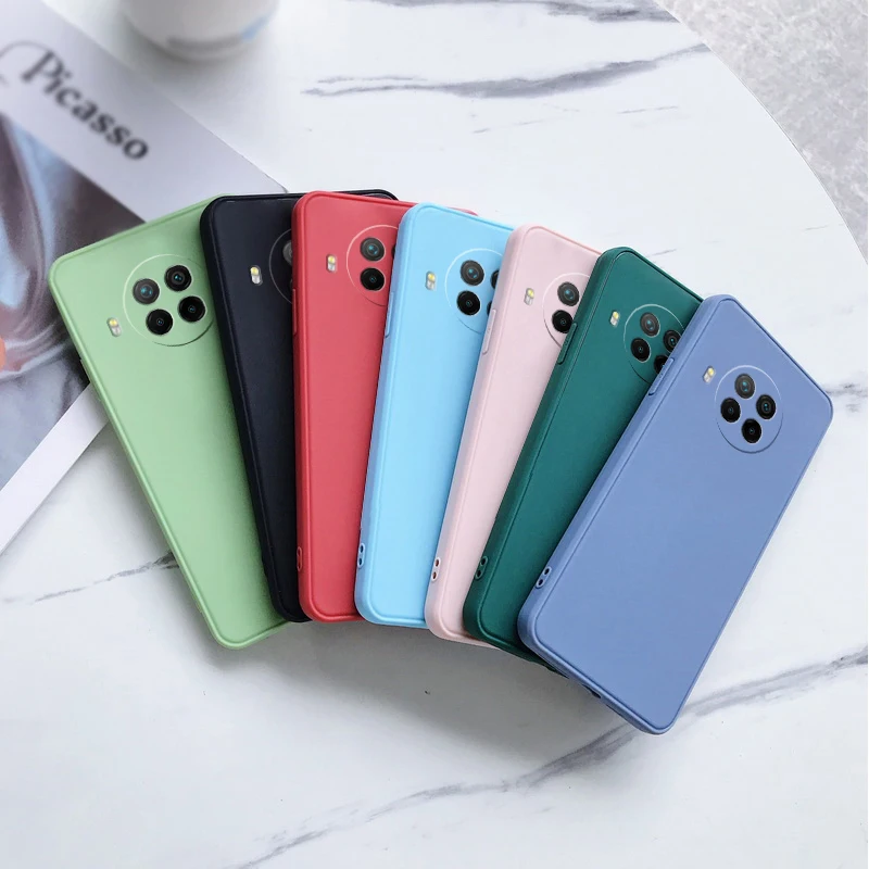 Candy Silicone Case For Xiaomi Redmi Note 9 8 10 Pro  9s 11s 11T Mi 12T 10T 11 Lite 5G NE Poco F3 X3 M3 M4 Pro 5G Soft Cover