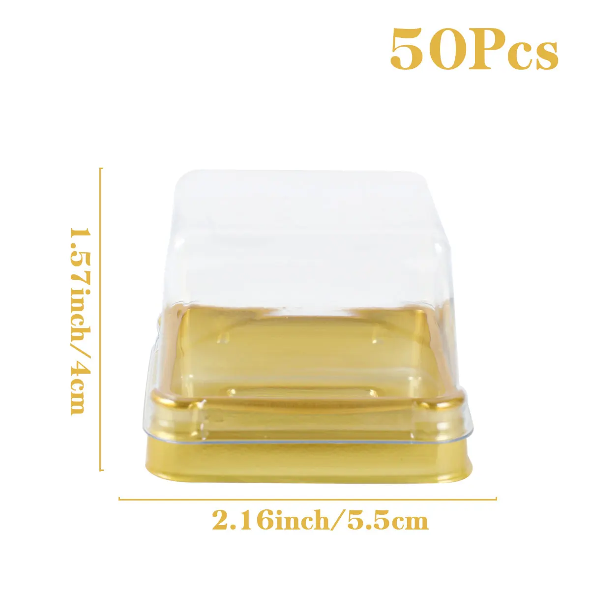 

Прозрачные коробки для тортов Wayfun, 50 шт