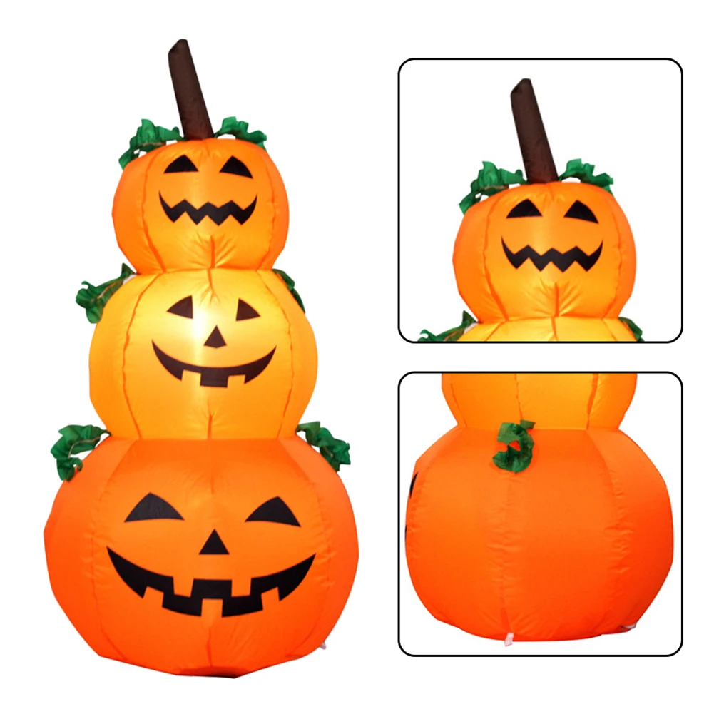 

1Pc Halloween Horror Pumpkin Inflatable Balloon Halloween Party Haunted House Decoration Outdoor Home Decor Pumpkin Balloons