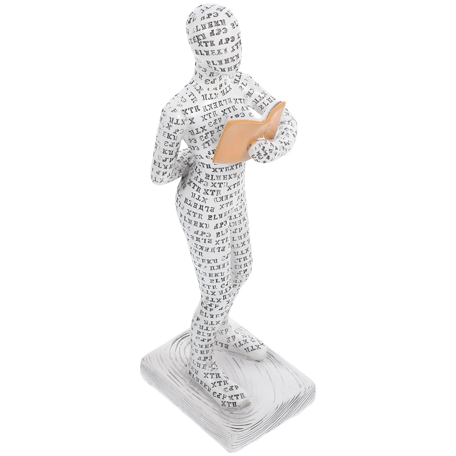 

Abstract Statue Book Shelf Stand Reading Women Decor Reader Figurines Sculpture Resin