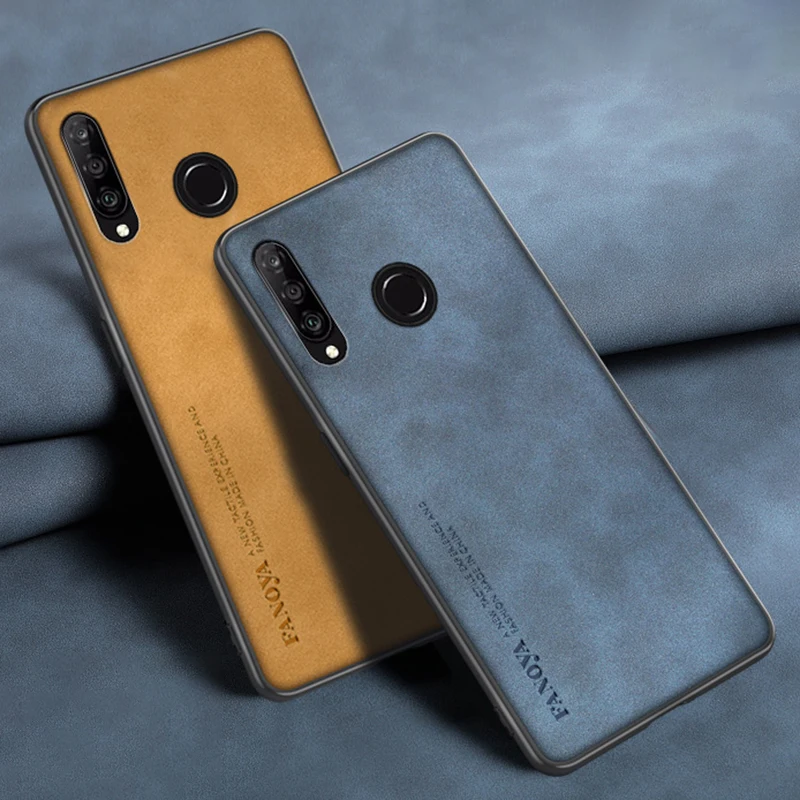 Роскошный чехол из искусственной кожи для Honor 9X STK-LX1 Global задняя крышка матовый