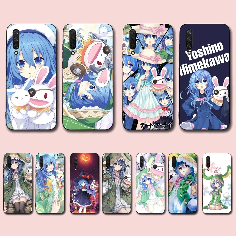 

Yoshino Date A Live Phone Case For Xiaomi Mi 5X 8 9 10 11 12 lite pro 10T PocoX3pro PocoM3 Note 10 pro lite