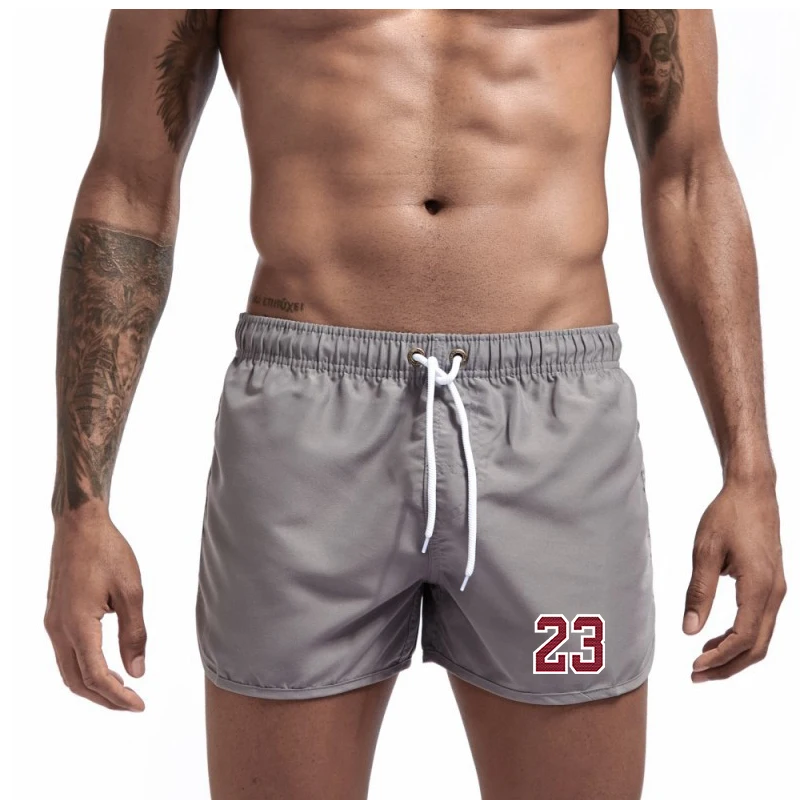 

Men's Swimming Shorts Summer Board Surfing Sexy Low Waist Beachwear Swimming Trunks Seaside Surfing Male Shorts masculinos
