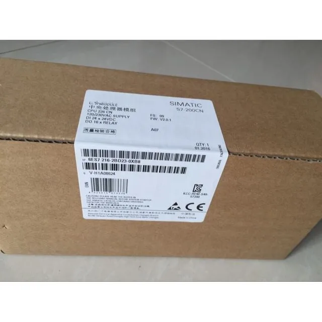 

Original brand new 6ES7216-2BD23-0XB8 6ES7216-2AD23-0XB8