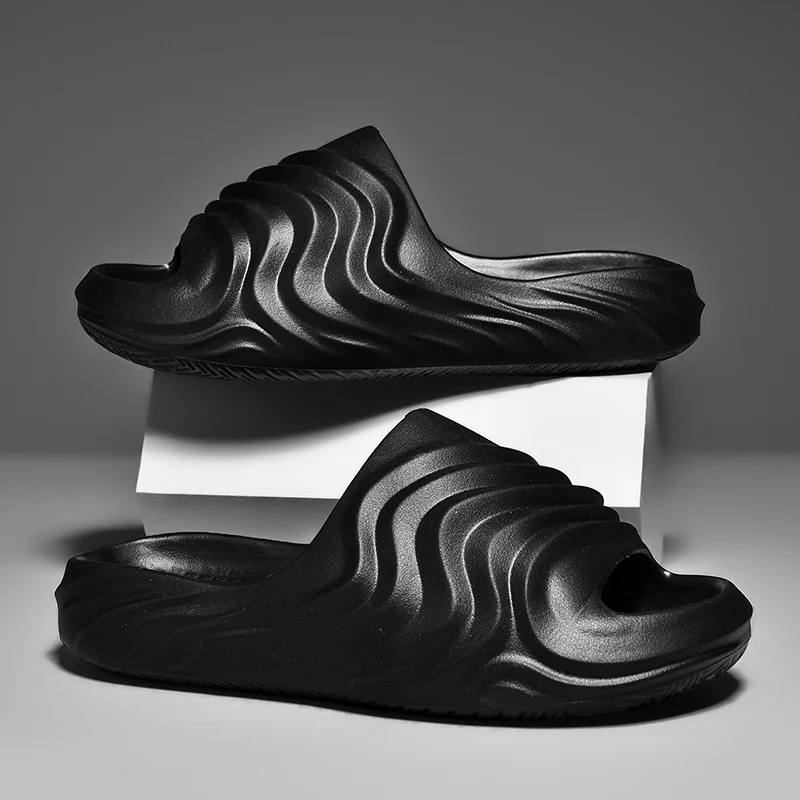 Летние мужские тапочки новые модные сандалии универсальная спортивная пляжная