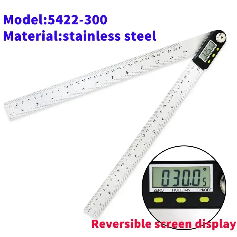 

Цифровой измеритель угла 200 мм/300 мм, инклинометр, цифровая линейка, электронный гониометр, транспортир, угломер