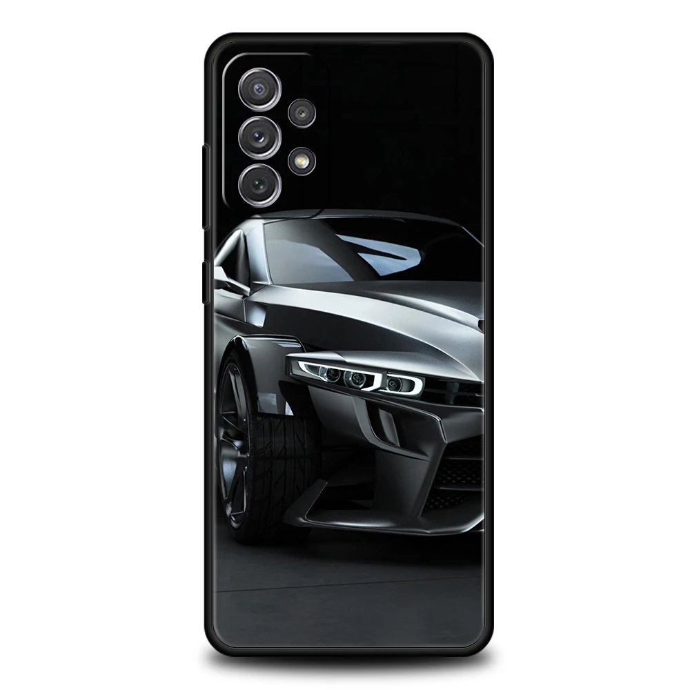 Sports Cars Silicone Case For Samsung Galaxy A32 A52 A13 A22 A72 A51 A71 A41 A11 A31 A21S 5G Luxury Phone Cover Shell Fundas Bag