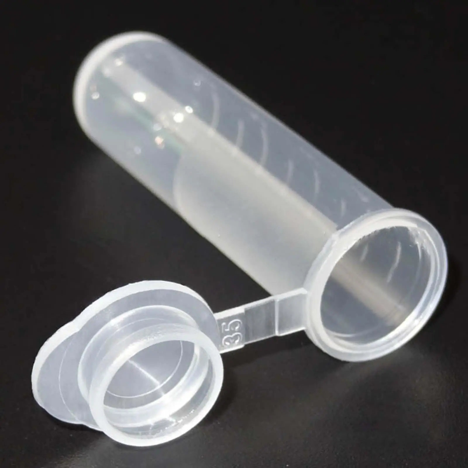 

300Pcs Centrifuge Tube with Scale 5ml with Snap Lid Clear Plastic Supply Vial Storage Test Tube for Inspection Laboratory Sample