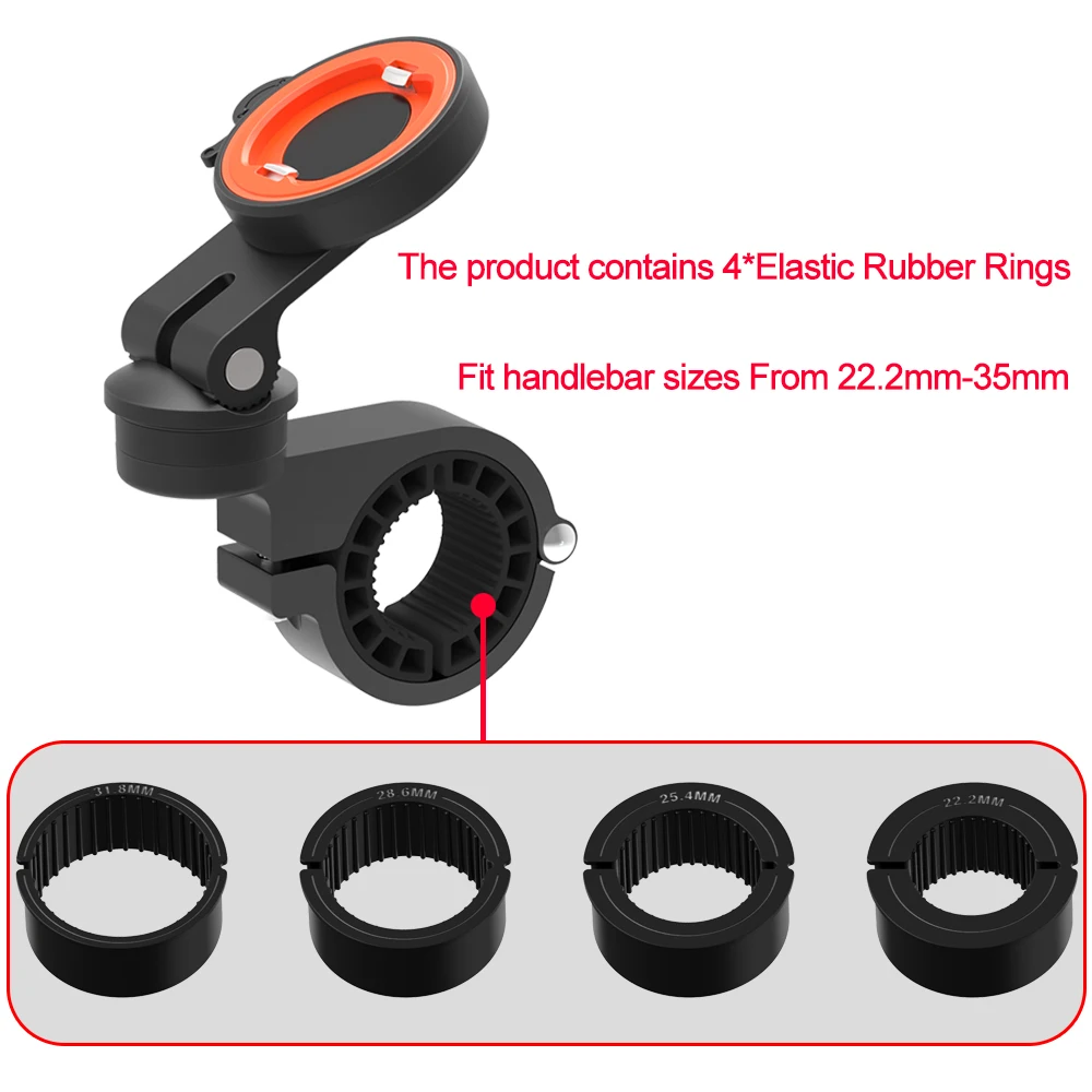 Bike mount phone holder Bicycle/motorcycle 360 degree adjustable viewing angle aluminum phone holder motorcycle phone holder