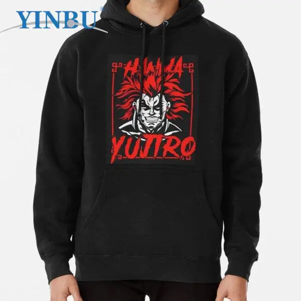 

Baki - Yujiro Hanma badass Pullover Hoodie new in Sweatshirts fashion Clothes