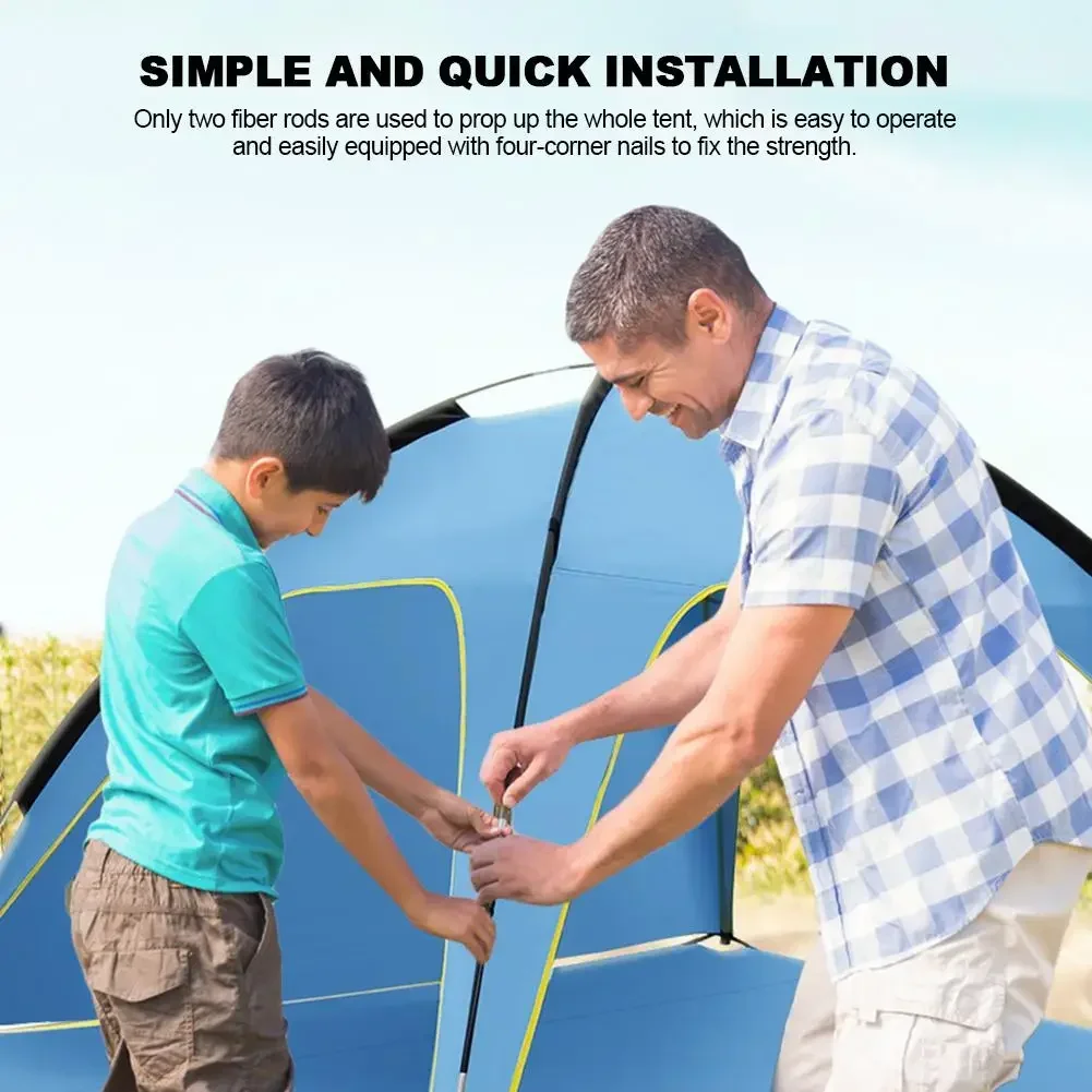 Фото Th Tente ventilée camping familleal, abri solaire extérieur, tentes plage, auvent étanche, монтажная корпоративная технология, №5