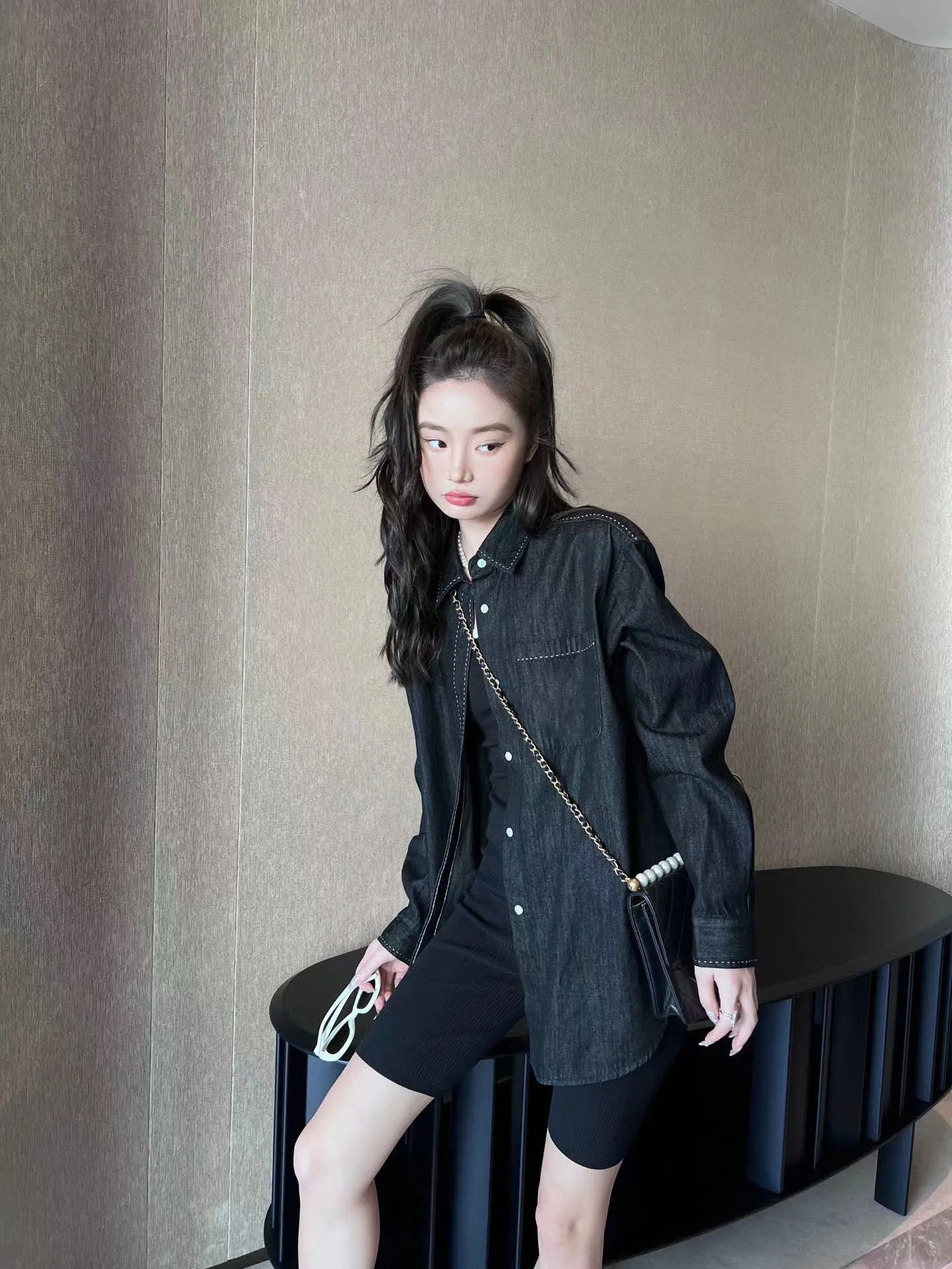 

Fashion long sleeve shirt spring 2022 new student shirt women's top