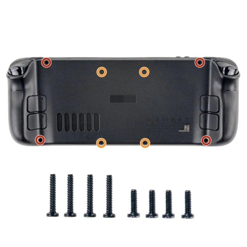 

Replacement Metal Screws Game Console Back Cover Rear Screws with Hard Disk Screw Gamepad Accessory for Steam-Deck