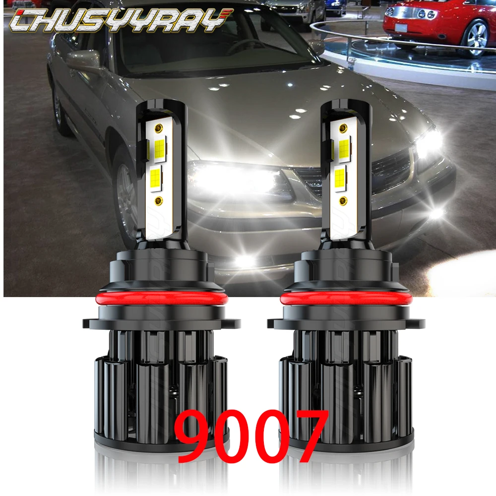 

CHUSYYRAY 9007 12000LM Led Headlight Lamp Compatible For Chevy Impala 1994-1996 CSP Chip 9007 HB5 High Bright Bulbs