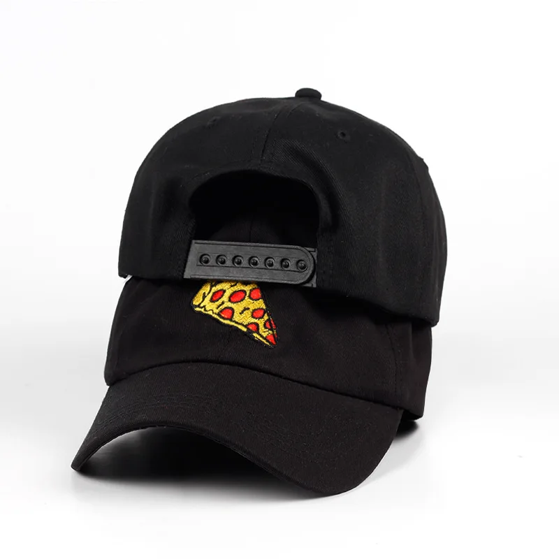 Снэпбэк Кепка в стиле хип-хоп для мужчин и женщин хлопковая с вышивкой пиццы
