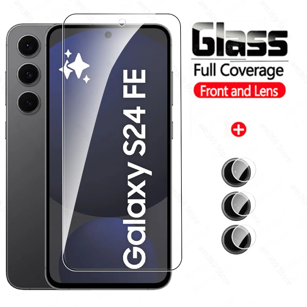 Стекло для Samsung Galaxy S24 FE пленка объектива камеры из закаленного стекла SamsungS24FE