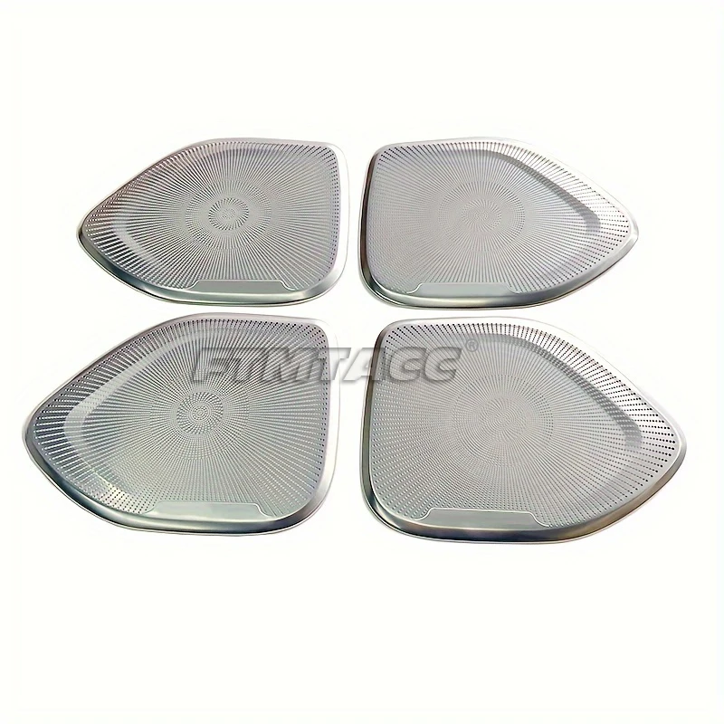 

4 шт. для Volvo S60 2020 2021 2022 2023 2024 внутренняя отделка автомобильный аудио динамик крышка наклейка передняя задняя дверная панель крышка громкоговорителя