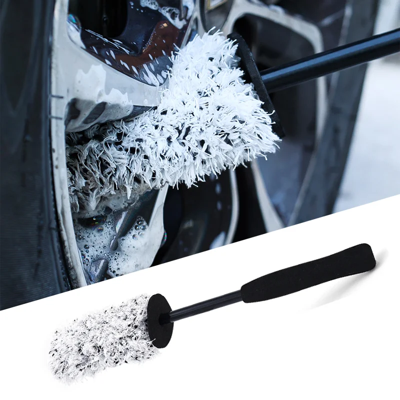 Щетка для чистки автомобильных шин инструмент легкой очистки зазоров диски