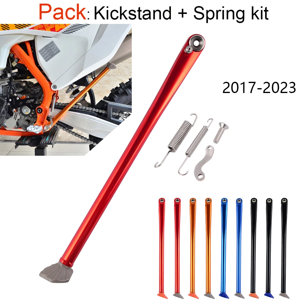 

NICECNC Выдвижная подставка боковая подставка + комплект пружин для GasGas EX EC 125 250 300 EXF ECF 250 300 350 390 400 450 2021-2023 KTM Husqvarna