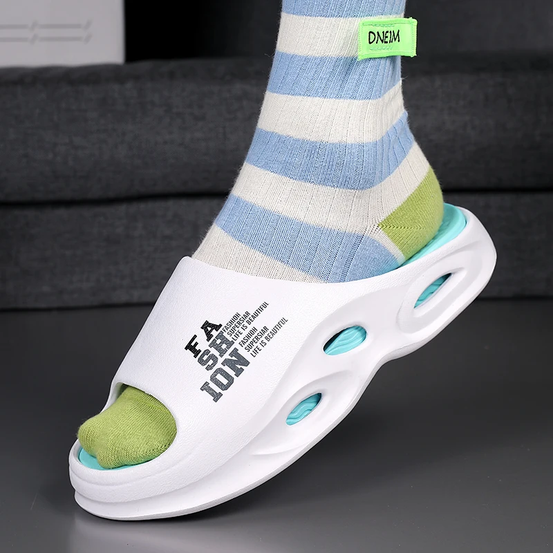 Мужские сандалии с мягкой подошвой летние босоножки для улицы и дома Пляжная