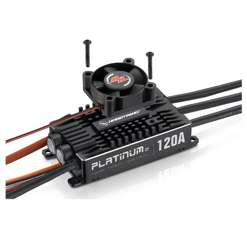 Фото Hobbywing Platinum 120A V4 Вертолет Бесщеточный ESC 3-6S Lipo BEC Пустая форма для радиоуправляемого дрона самолета №3