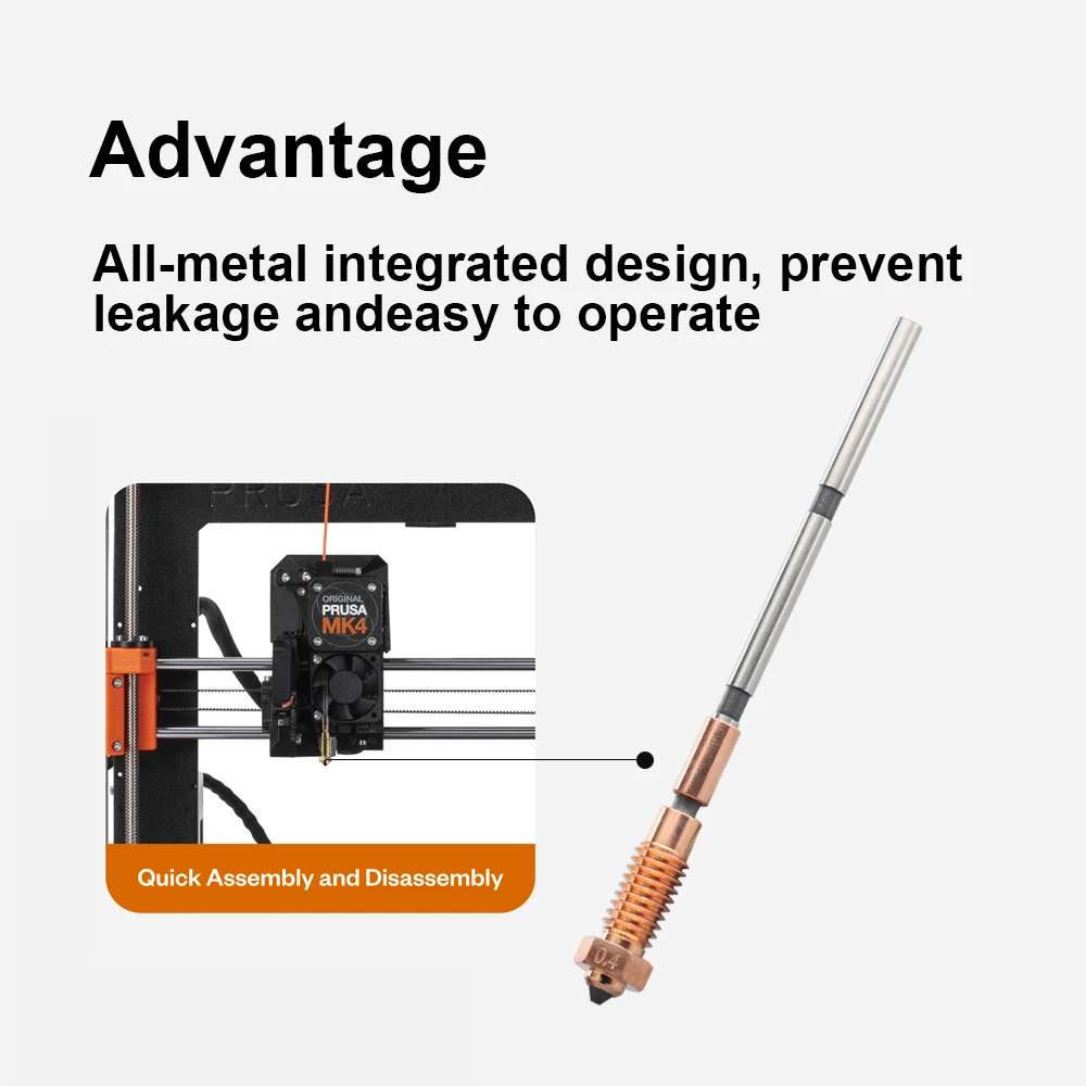 Trianglelab Phaetus 0 4 мм Sic Nextruder Prusa MK4 Сопло MK4S Модернизированный материал подходит для