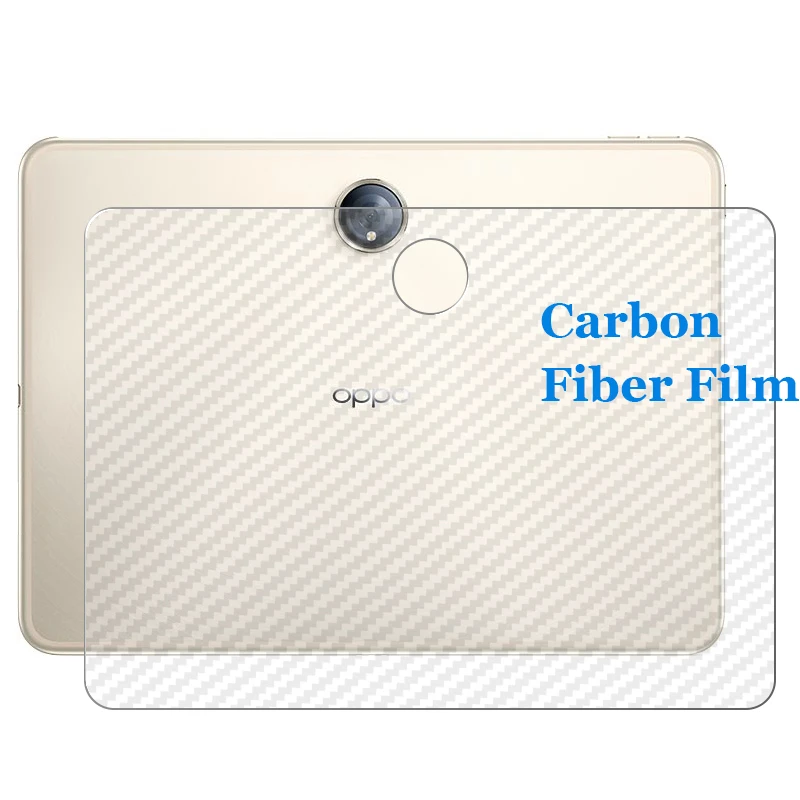 For OPPO OnePlus Pad / 2 Pad2 3D Anti fingerprint Transparent Carbon Fiber Rear Back Film Stiker Screen Protector (Not Glass)