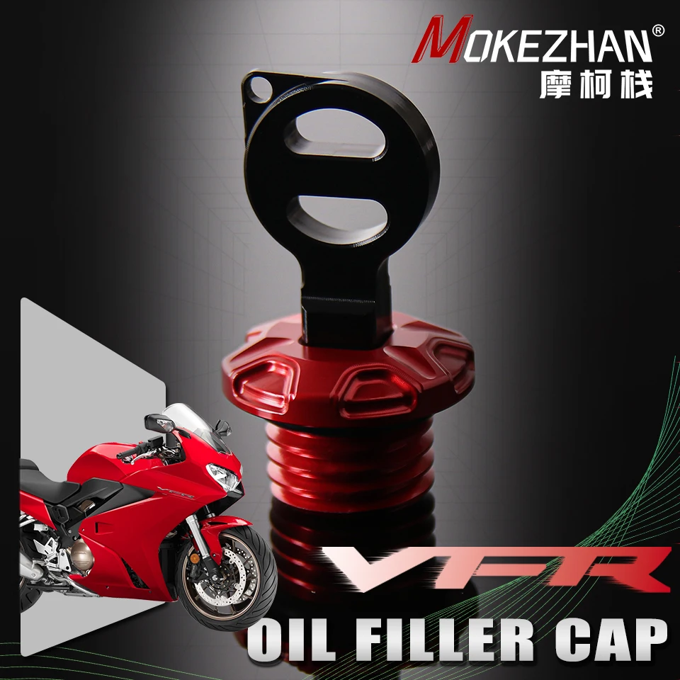 

Motorcycle Anti theft Engine Oil Filler Cap Plug Cover For Honda Vfr750 Vfr800 Vfr1200 Vfr1200f VFR 750 800 1200X 1200F