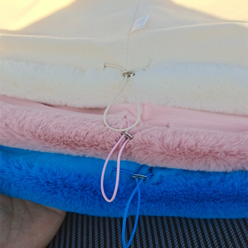 Sweet Loose Faux Fur Jacket for Women 2022 Winter New Woman Cute Rabbit Ear Soft Fur Thickened Long Sleeve Hooded Plush Coat