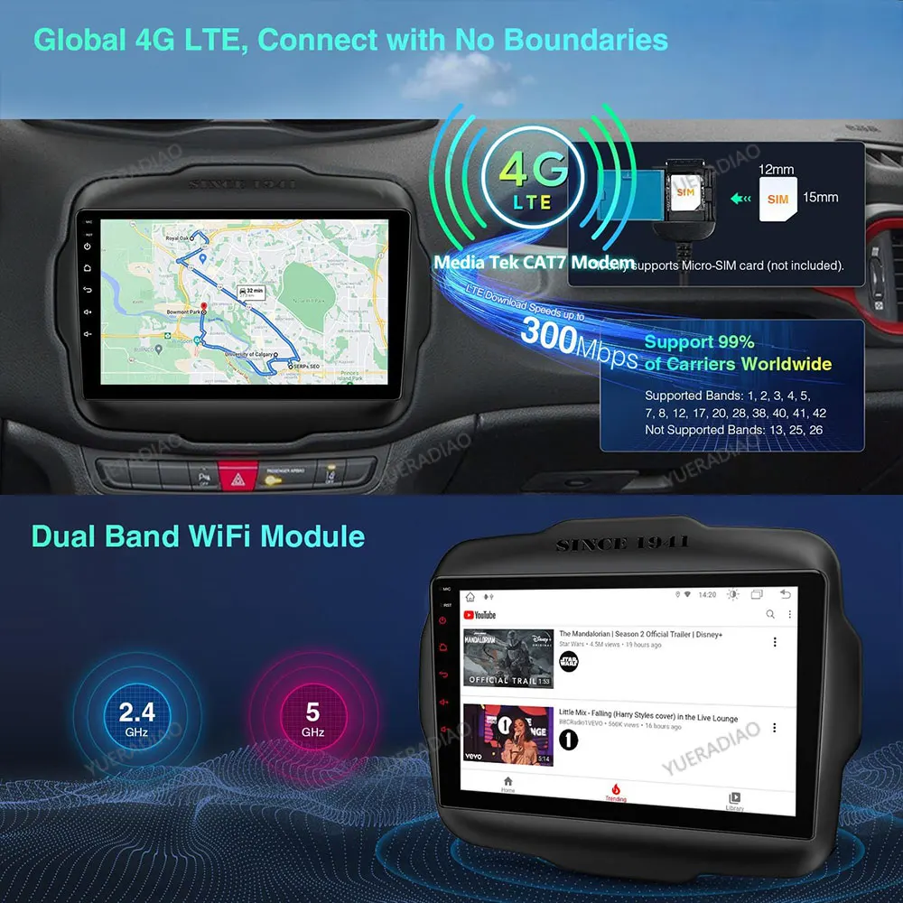 Фото Автомагнитола Android 17 для Toyota Corolla 11 Auris E180 Hybrid 2014-2018, мультимедийный видеоплеер с Carplay, Auto GPS NAVI №4