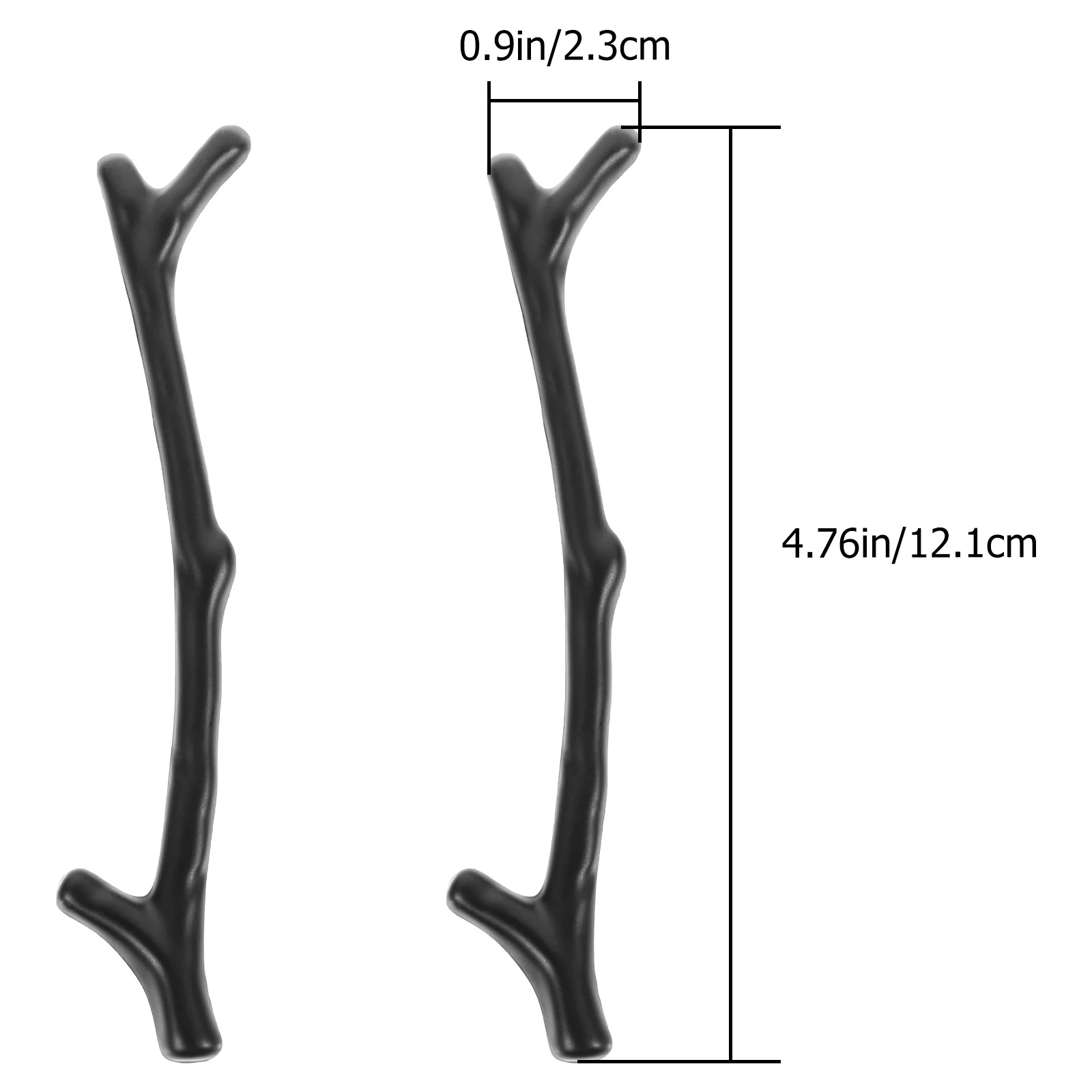 

2pcs Drawer Pull Branch Shape Cabinet Door Knob Dresser Drawer Cabinet Handle