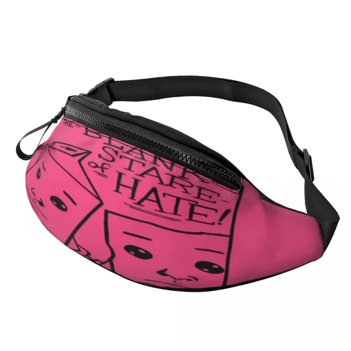 

Забавная поясная сумка The Blank Look Of Hate, Индивидуальная сумка через плечо из полиэстера